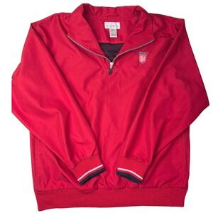Cutter & Buck‎ Ladies Newcastle Pullover Windbreaker Jacket Red Medium